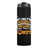 Geweldig Gym Gezegde Donuts Lover Gift Thermosbeker (Voorkant)