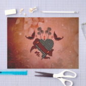 Geweldig hart tissuepapier (Craft)