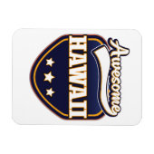 Geweldig Hawaii sportlogo Magneet (Horizontaal)