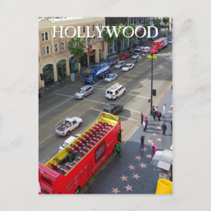 Geweldig Hollywood Boulevard Briefkaart! Briefkaart