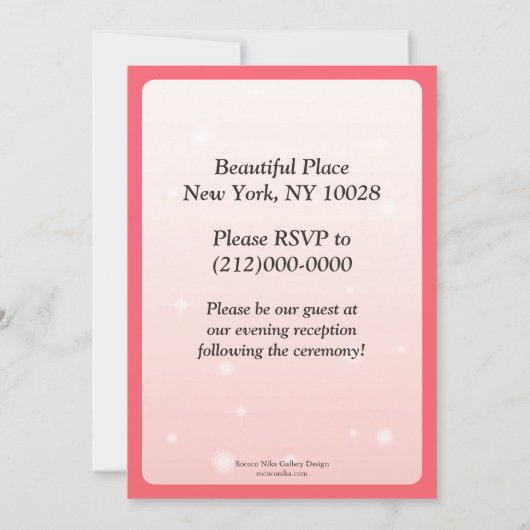 Geweldig huwelijk kaart (Achterkant)