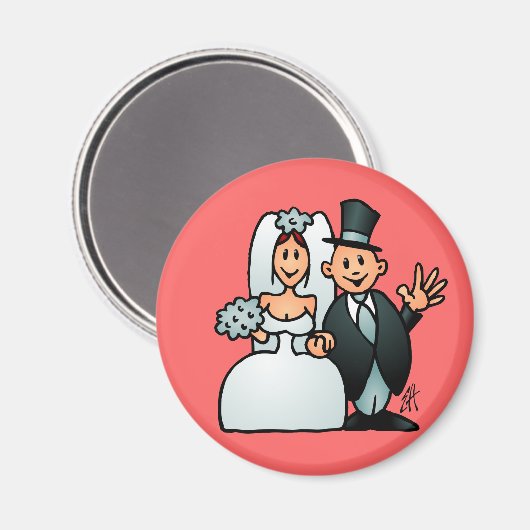Geweldig huwelijk magneet (Voorkant / Achterkant)