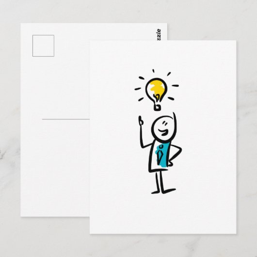 Geweldig idee! briefkaart (Voorkant / Achterkant)