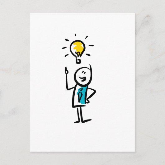 Geweldig idee! briefkaart (Voorkant)