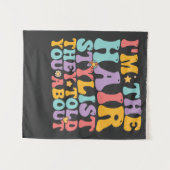 Geweldig, ik ben de kapper waarover ze het hadden wandkleed (Voorkant (horizontaal))