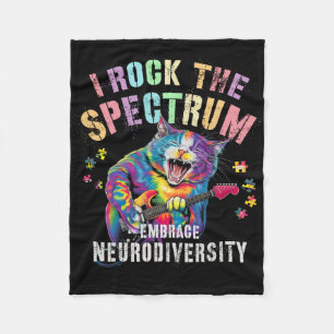 Geweldig ik rock het Spectrum Autisme Moeder Motiv Fleece Deken