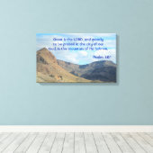 Geweldig is de HEER! Canvas Afdruk (Insitu (Houten vloer))