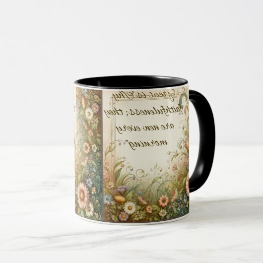 Geweldig is uw trouw mok (Voorkant rechts)