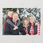 Geweldig jaar in Review Familie Nieuwsbrief Foto Feestdagenkaart (Achterkant)