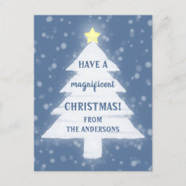 Geweldig kerstfeest feestdagenkaart
