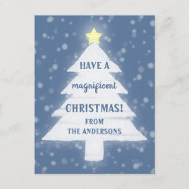 Geweldig kerstfeest feestdagenkaart