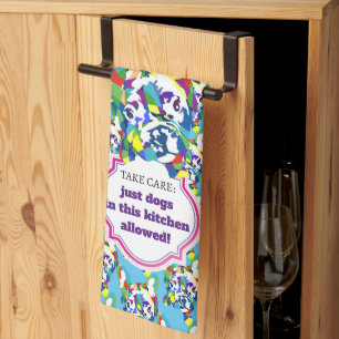 Geweldig keukengeschenk voor huisdierenvrienden theedoek