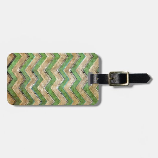 Geweldig koel chevron zigzag patroon bagagelabel (Voorkant horizontaal)