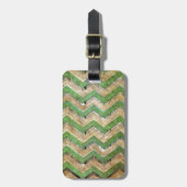 Geweldig koel chevron zigzag patroon bagagelabel (Voorkant verticaal)