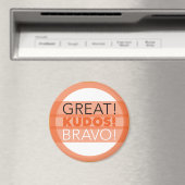 Geweldig! Kudos! Bravo! Magneet, Rond Magneet (Insitu (Vaatwasser))