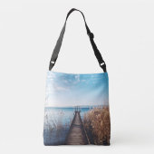Geweldig landschap crossbody tas (Achterkant)