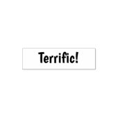 Geweldig! lerarenbeoordeling aanmoedigen  zelfinktende stempel (Design)