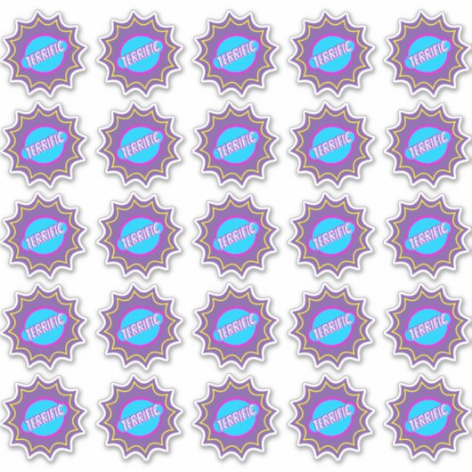 Geweldig leuk Cute juf beloningscommentaarstickers Sticker (Voorkant)