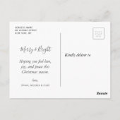 geweldig leven | Kerst van de Elegant Briefkaart (Achterkant)