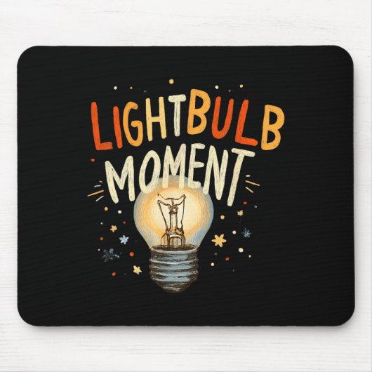 Geweldig lichtbulb moment muismat (Voorkant)