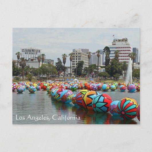 Geweldig Los Angeles/MacArthur Park Briefkaart! Briefkaart (Voorkant)