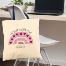 Geweldig materiaal voor leraren Boho regenboog gep