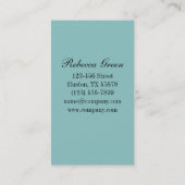 geweldig meisje schoonheid salon make - up hair st visitekaartje (Achterkant)