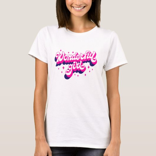 Geweldig meisje t-shirt (Voorkant)