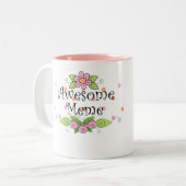 Geweldig Meme T-shirt Tweekleurige Koffiemok (Voorkant links)