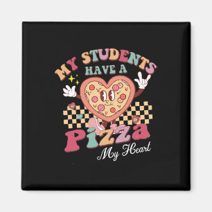 Geweldig mijn studenten hebben pizza van mijn hart magneet