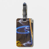 Geweldig! Millennium Wheel London Bagagelabel (Achterkant verticaal)