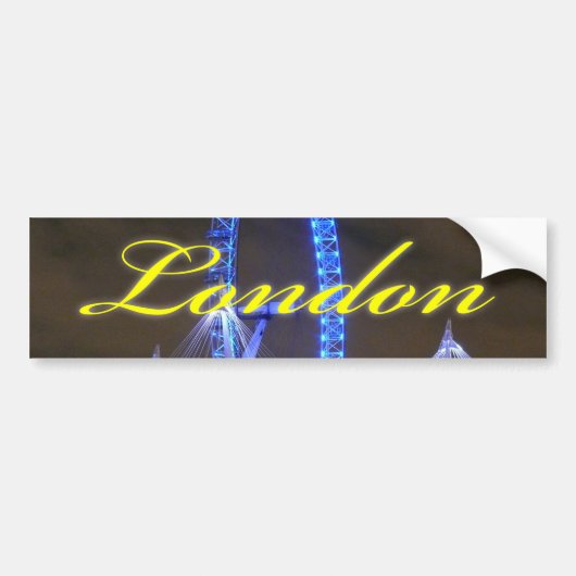 Geweldig! Millennium Wheel London Bumpersticker (Voorkant)