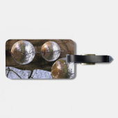 Geweldig! Mirror Balls Bagagelabel (Achterkant horizontaal)