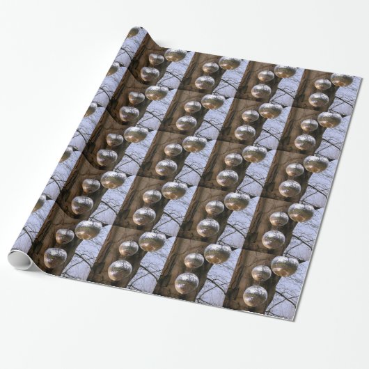 Geweldig! Mirror Balls Cadeaupapier (Uitgerold)