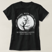 Geweldig model Edgar Writer Allan Poe Playwright C T-shirt (Design voorkant)