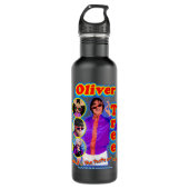 Geweldig model Oliver Tree gegraft in het leven Waterfles (Voorkant)