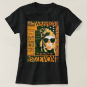 Geweldig model Warren Art Zevon Cool Graphic Cadef T-shirt (Design voorkant)
