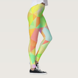 Geweldig modern geometrisch meerkleurig patroon leggings