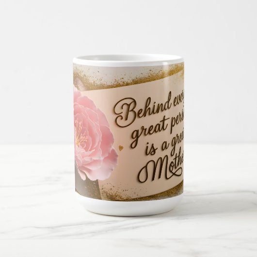 Geweldig moederscript koffiemok (Center)