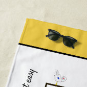 Geweldig neoplasticisme Art Monogram. Brief D Strandlaken (In situ)