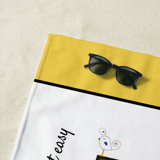 Geweldig neoplasticisme Art Monogram. Brief P Strandlaken (In situ)