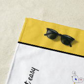 Geweldig neoplasticisme Art Monogram. Brief S Strandlaken (In situ)