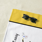 Geweldig neoplasticisme Art Monogram. Brief V Strandlaken (In situ)