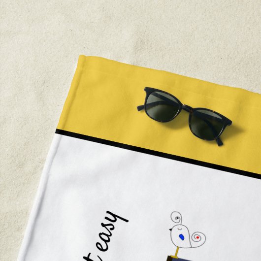 Geweldig neoplasticisme Art Monogram. Letter L Strandlaken (In situ)