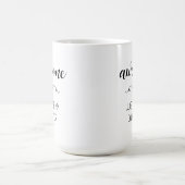 Geweldig net als dochter moeder koffiemok (Center)
