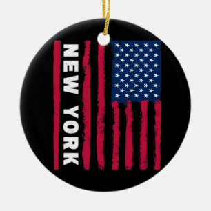 Geweldig New York Verenigde Staten Amerika Amerika Keramisch Ornament
