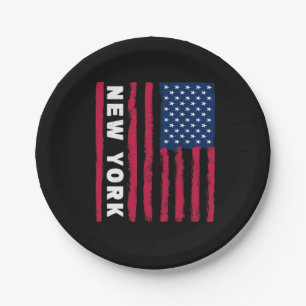 Geweldig New York Verenigde Staten Amerika Amerika Papieren Bordje