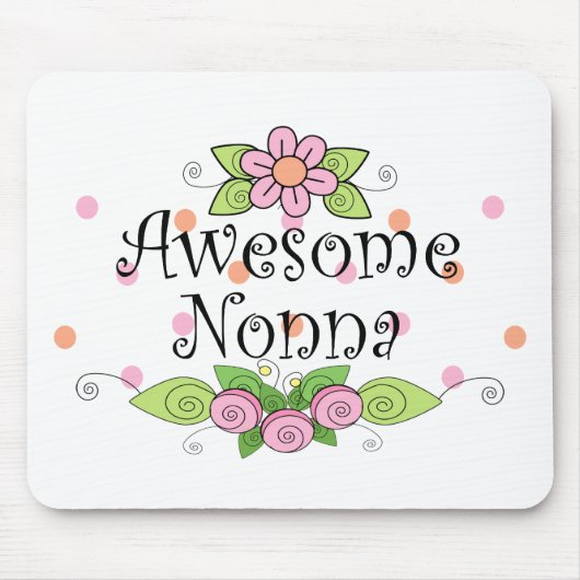 Geweldig Nonna T-shirt Muismat (Voorkant)