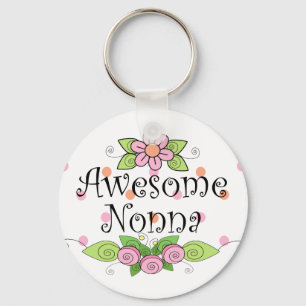 Geweldig Nonna T-shirt Sleutelhanger