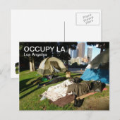 Geweldig Occupy LA Briefkaart! Briefkaart (Voorkant / Achterkant)